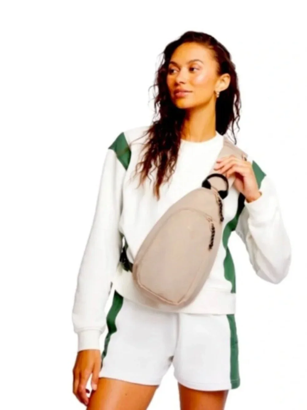 NWT! Puma Myraid Sling Bag - Light Beige/Ivory